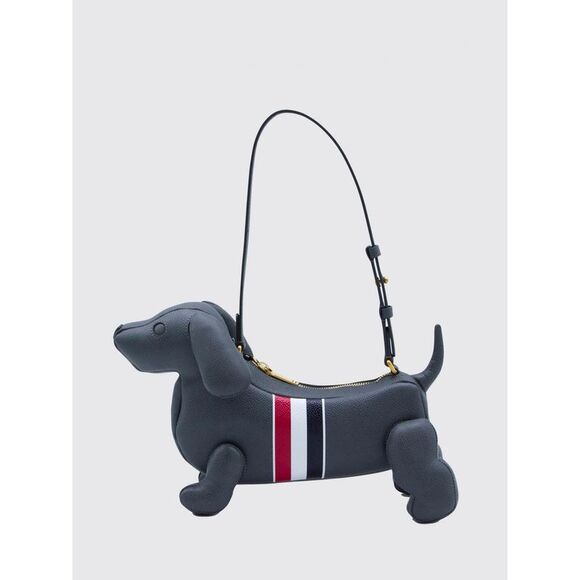 THOM BROWNE Handbags - Thom Browne Shoulder Bag Woman Grey